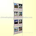 ceiling-hang Acrylic Poster with 8 picture frames